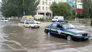 ГАИ Керчи спасает утонувшие автомобили