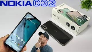 Nokia C32 💥 Unboxing | Review | Scratch Test | Camera  | Price | Fingerprint & Faceunlock | Heat ? 💥