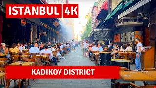 Istanbul 2022 Kadikoy District 1 September Walking Tour|4k UHD 60fps