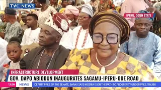 Gov. Dapo Abiodun Inaugurates Sagamu-Iperu Ode Road