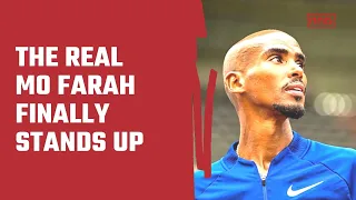 THE REAL MO FARAH FINALLY STANDS UP