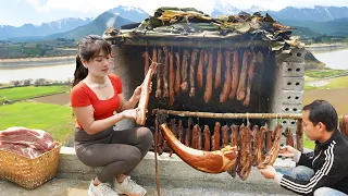 Process Of Marinating & Making Smoked Pork - Harvest Bamboo Shoots For Cooking | Nhất Daily Life