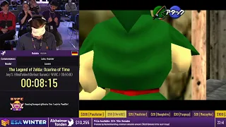 The Legend of Zelda: Ocarina of Time [Any% Blindfolded (Defeat Ganon)] by Bubzia - #ESAWinter23