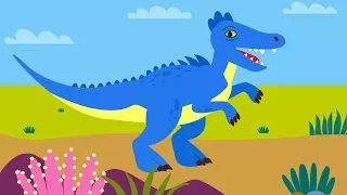 Динозавр | Песенки мультики Котэ для детей малышей | Учимся говорить букву Р