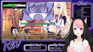 @Revsaysdesu gets a bit excited during a Nekopara stream