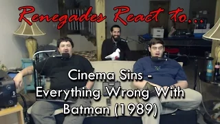 Renegades React to... Cinema Sins Everything Wrong With Batman (1989)