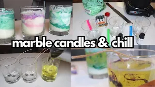 How to make a STUNNING Marble Candle in 5 simple steps!