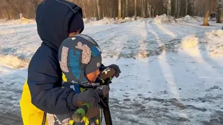 В парке нас ждал нежданчик, больше всех удивился мой брат.