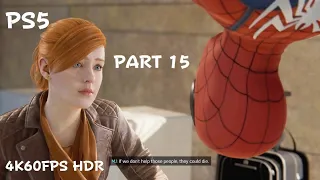 Marvel's Spider-Man Remastered PS5 Main Story GamePlay PART 15 4K60FPS HDR
