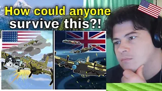 American Reacts American VS British WWII Bombing Tactics - Which Was Better?