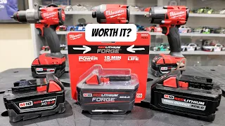 Milwaukee M18 Forge 6.0 vs High Output 6.0 Battery | Milwaukee Most Powerful M18 Battery! #milwaukee