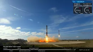 Первый запуск Falcon Heavy. Главные моменты