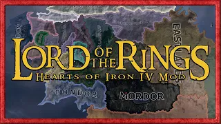Lord of the Rings - A Hearts of Iron IV Mod - AI only Timelapse