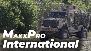 Ukrainian military mastering MaxxPro armoured vehicle