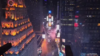 EarthCam One Times Square Cam | New Year 2020 North View