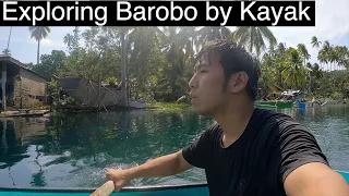 Kayaking in Barobo Mindanao with less than 150peso.