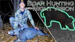 Boar Hunting with Night Vision! Crossbow Hog Hunting, How to Smoke Wild Pork - Pig Hunting 2021!