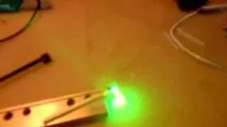 200mW Laser entzündet Streichholz