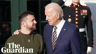 Biden welcomes Zelenskiy at the White House ahead of bilateral meeting