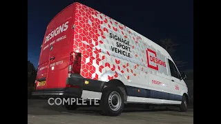 Designs Signage Solutions Van Vinyl Wrap Timelapse