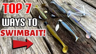 The 7 BEST WAYS To Rig Swimbaits!!!
