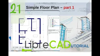 How to Create Simple Floor Plan LIBRECAD (Part 1)