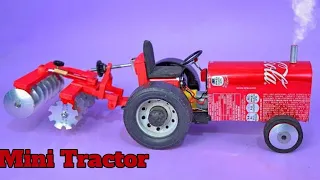 Make an Amazing Mini Tractor Harrow recycling Soda Cans___RAHIM INVENTS%%