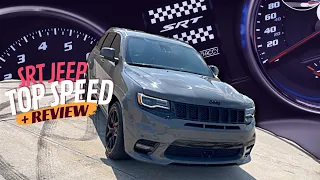 MY NEW SRT JEEP IS WAYYY FASTER THAN THE TRACKHAWK!!! + (MY DAD DRIVES FOR THE FIRST TIME!!!