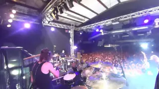 MEGADETH - Dirk Verbeuren drumcam - "Poison Was The Cure" live in Bologna, 2016