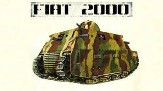 Fiat 2000: первый тяжелый танк Италии
