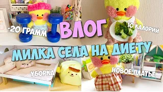 Милка села на диету?!? Мой день с уточкой Лалафанфан! Ideas for Lalafanfan ducks