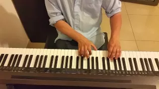 Тёмная ночь Dark in the night Russian patriotic war song piano cover Марк Бернес - пианино кавер