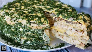 Закусочный Торт "Царский" Его Потрясающий Вкус Будете Помнить Долго!