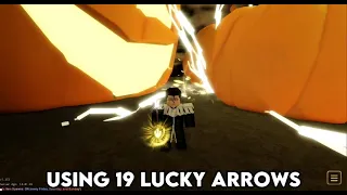 [YBA] Using 18 Lucky Arrows In The New Halloween Update