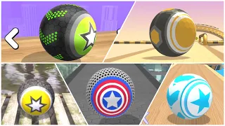 Marvelous Top 5 ball games in 2023 - playing all games with same balls - super star balls