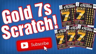 😀 £2 Gold 7s Scratchcards 😀 scratch cards UK 😀 UK scratch cards