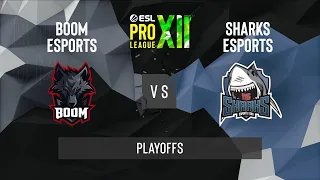 CS:GO - BOOM vs. Sharks [Dust2] Map 1 - ESL Pro League Season 12 - Playoffs - SA