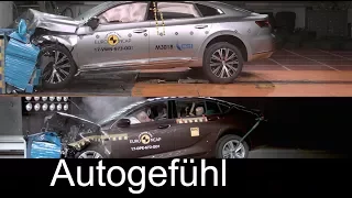 VW Arteon vs Opel Insignia Crash Test - Autogefühl