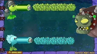 1 Dr. Zomboss vs Snow Pea vs Gatling Pea Plants vs Zombies