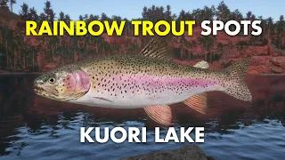 Russian Fishing 4 RAINBOW TROUT SPOT Kuori Lake