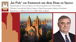 Fastenpredigt im Dom zu Speyer mit Peter Müller