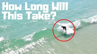 Teaching A Complete Beginner How To Surf In 15 Minutes