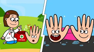 BOO BOO SONG - WASH YOUR HANDS SONG - Kids Music - Children's Songs - Cartoons - Healthy Habits