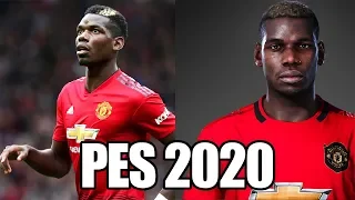 PES 2020 МАНЧЕСТЕР ЮНАЙТЕД-СРАВНЕНИЕ ЛИЦ