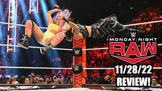 WWE RAW 11/28/22 Review! Dakota Kai vs. Candice LeRae Results! #shorts