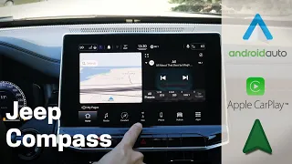 uConnect 5 in the Jeep Compass | Android Auto, Apple CarPlay, Nav and more!