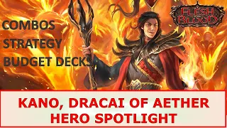 Flesh and Blood TCG - Kano, Dracai of Aether Hero Spotlight