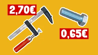 Werkbankzwinge für 3,35€ selber bauen | OHNE Schweißen | 19/20mm