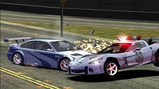 #NFSMW- montage M3 GTR VS POLICE !!