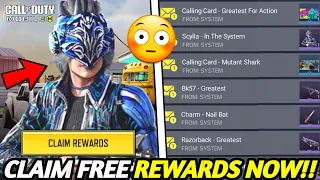 *NEW* Claim 16 FREE Rewards In Codm By Doing Nothing! (Characters & Blueprints)